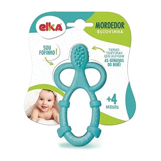 Elka Mordedor Escovinha Azul/Roxo