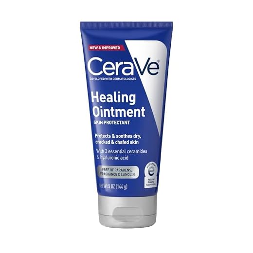 CeraVe Healing Ointment, Hyaluronic Acid Skin Protectant for Dry Skin, 5oz