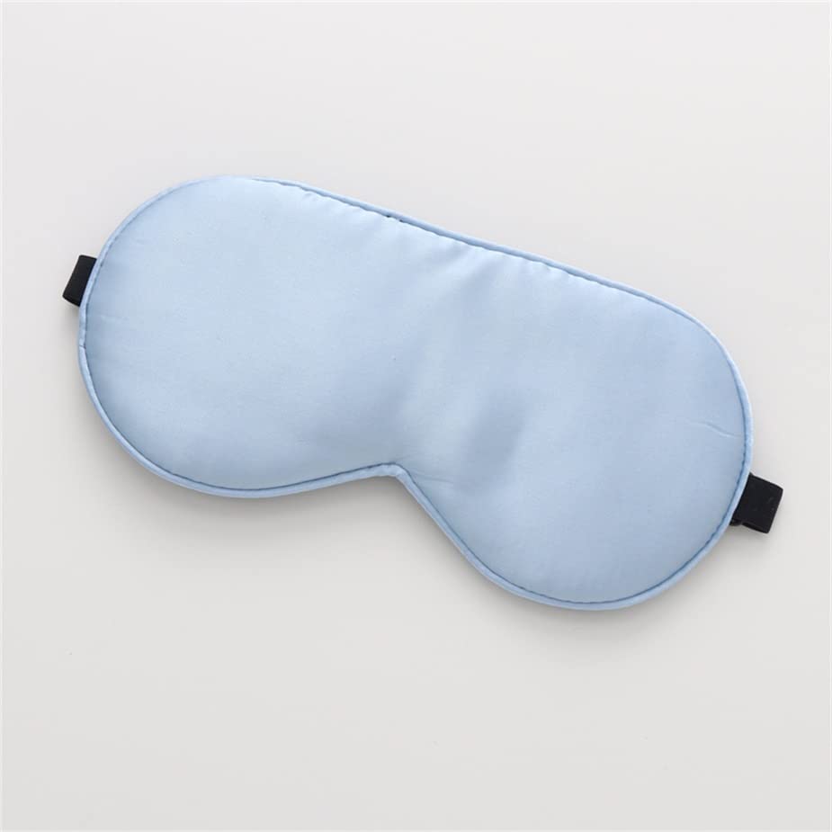 Silk Sleep Mask Super-Smooth Soft Eye Mask with Adjustable Strap Blindfold Perfect Blocks Light Blind fold E