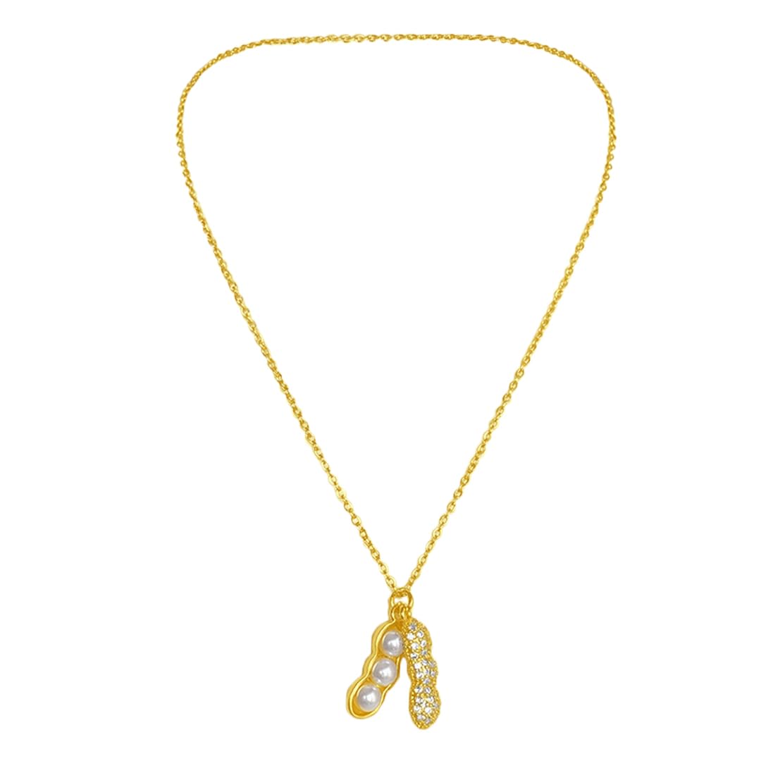 Tresneria® Stainless Steel | Anti Tarnish | Water Proof Necklace for Her | Him (Pearl) (B0CP833KD1) Amazon Price History, Amazon Price Tracker