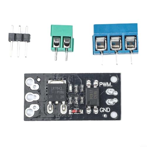 Zeroupshop LR7843 Módulo MOSFET aislado 30V 161A Placa FET de unidad de alto nivel, con optoacoplador, para Arduino para Raspberry Pi 3V 5V Control de motor