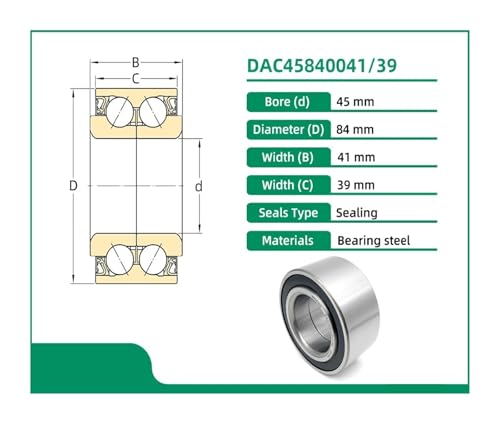 Roulement de moyeu de roue DAC4584 pour réparation de train - 7