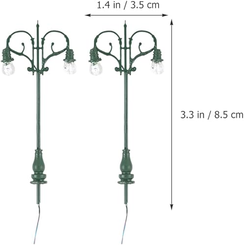 Miniatura 3 de Faro en miniatura modelo luces de calle conjunto DIY mini casa decoración paisaje decoración