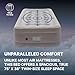 SLEEPLUX Dream Luxury Twin Air Mattress, Built-in Dual Pump, Stays Inflated All Night, 18” Double-High Blow-Up Airbed with Coil Beams, for Guests, RV Camping & Home, 1-Year Warranty