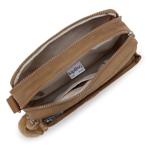 Image of Kipling Women's Abanu Medium Crossbody Bag, Lightweight, Adjustable Nylon Waist Pack with Multi-Compartment Zip Pockets