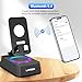 buwy Cell Phone Stand with Wireless Bluetooth Speaker, Colorful LED Lights, Gifts for Men Women, Anti-Slip Base HD Surround Sound, Rechargeable (3000mAh), for Teens, Men, Women for Christmas