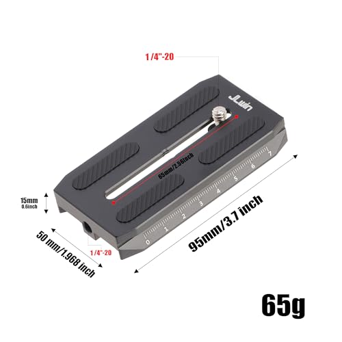 Placa de liberación rápida Fotga para Zhiyun Crane y trípode Manfrotto 3