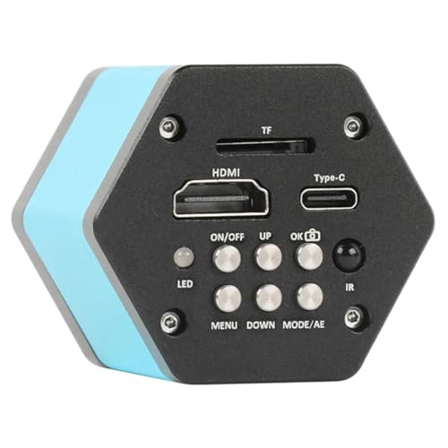 Microscope 8MP 4K 2K TF USB Type-c Industrial Lab Video Electronic Camera Trinocular Stereo Microscope C Mount Camera