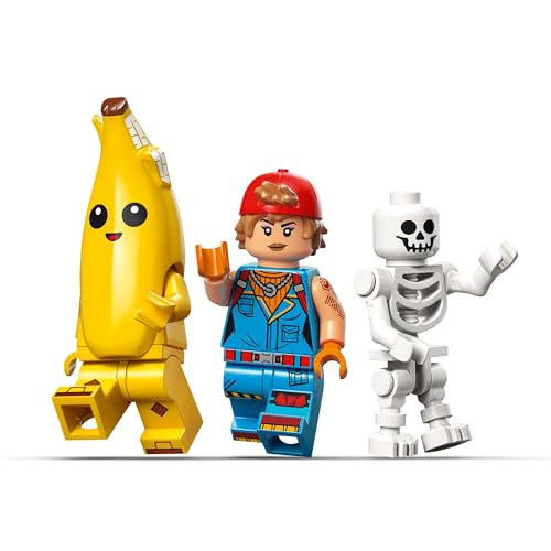Image of LEGO Fortnite Peely & Sparkplug's Camp Video Game Building Set 77075 Building Blocks for 7+ Age Boys and Girls
