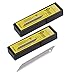 Winjun 100 Pack 30 gradi Angolo 9mm Cutter Lame di ricambio Coltello da taglio professionale rompibile per Craft Knife lama Foil Cutter
