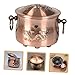 Beaupretty Moxa Supply Essential Moxibustion Cup Portable Moxibustion Pot Simple Operation Antique Aluminum Design