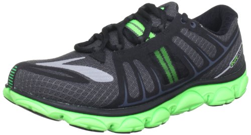 Brooks Pure Flow M, Herren Gepolsterte Laufschuhe , Schwarz - Green/Black - Größe: 41 (7 UK)