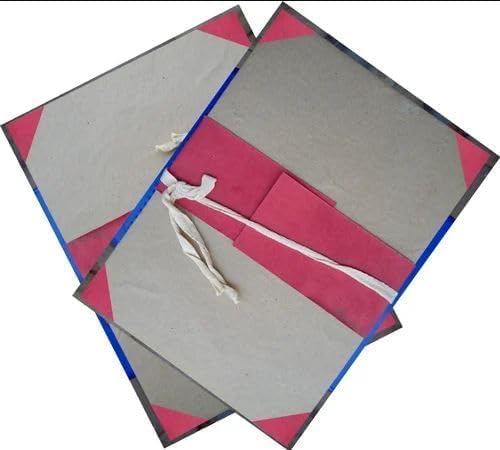 Board File/Flap File with A Lace to Tie (FC Size, Pack of 6) - Urgent/Ordinary Text, Pink-image-29