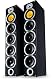 Bennett & Ross Exosphere 3-Wege HiFi Standlautsprecher Paar (200W RMS, 6,5" Subwoofer, 6,5" Tieftöner, 3X 6,5" Mitteltöner, 1" Hochtöner, Bassreflex-Konstruktion, Maserung in Holzoptik) schwarz