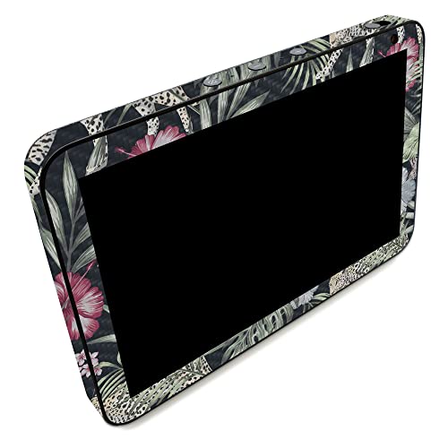 Image of MightySkins Carbon Fiber Skin Compatible with Amazon Echo Show 8 (Gen 2) - Asian Tropics | Protective, Durable Textured Carbon Fiber Finish | Easy to Apply | Made in The USA