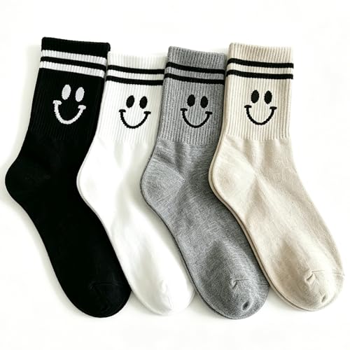 Chaussettes de sport femme pour éviter les ampoules lot de 4 paires de chaussettes grises