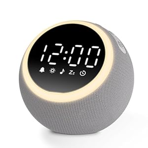 Rohent White Noise Sound Machine – with Alarm Clock & Nightlight – 25 Soothing Sounds, Adjustable Volume, Timer, Sleep Aid for Baby, Kids, Adults – Ideal for Sleep, Relaxation, Focus