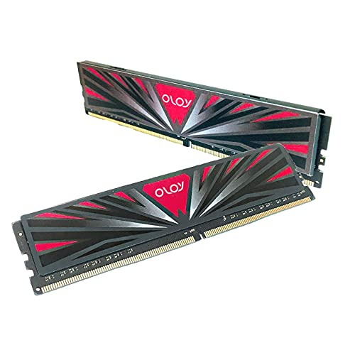 Image of OLOy DDR4 RAM 16GB (2x8GB) Black Hummingbird 2400 MHz CL17 1.2V 288-Pin Desktop UDIMM (MD4U082417BBDA)