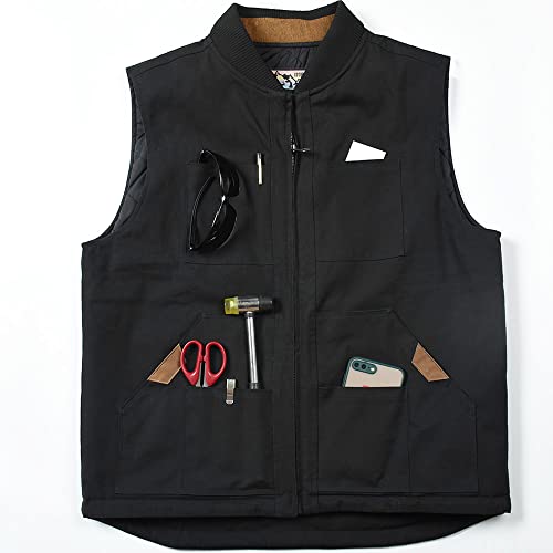 EDTREK Waterproof Concealed Carry Vest With 10 Pockets - Versatile Canvas Vest For Work and Daily Use4