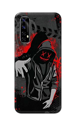 Image of Printed Hard Back Cover for Realme 7 Back Cover (Hoodie Rapper) -190724(EA)