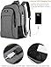 MATEIN Laptop Backpack 17.3 Inch Large Anti-Theft Backpack with USB Charging Port College Bag Daypack for Men Women Water Resistant Laptop Rucksack for Travel Work Business Office, Grey