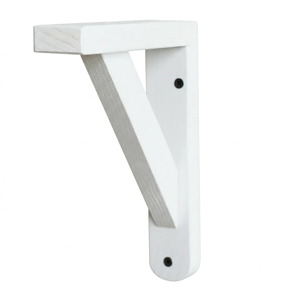 2 x Pine Wooden Shelf Brackets Gallows Bracket 300mm x 300mm