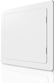 Access Panel for Drywall - 12 x 12 inch - Wall Hole Cover - Access Door - Plumbing Access Panel for Drywall - Heavy Durable Plastic White (12 x 12)