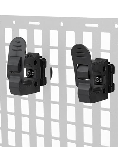 2PCS Quick Release Rubber Clamps for MOLLE Panel Fit 1-2 inch Tactical Slot