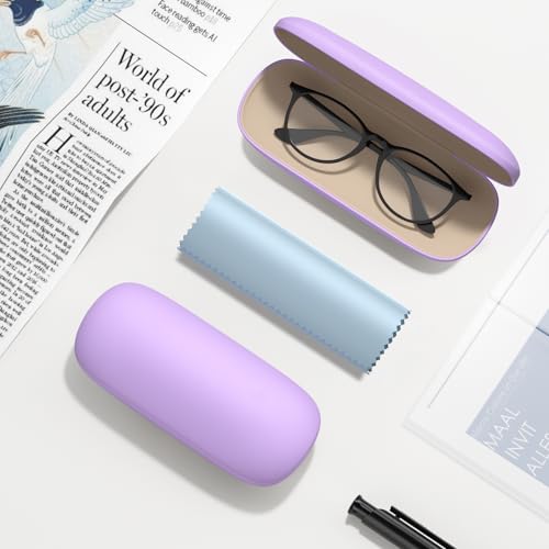 Image of Eyeglasses Case, Hard Shell Protective Case for Glasses, Unisex for Women Men