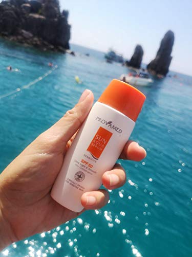 Provamed Sunscreen Serum Sensitive Sun Aqua Serum SPF 50 reduce the damage of UVA and UVB rays, light texture, revitalizes and nourishes the skin 40ml.