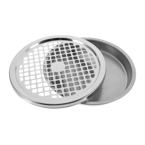 Cabilock 1Set Trash Can Ashtray with Grid Lid Outdoor Hotel Trash Can Cover Elegant Design for Efficient Smoke Suppression and Easy Cleaning