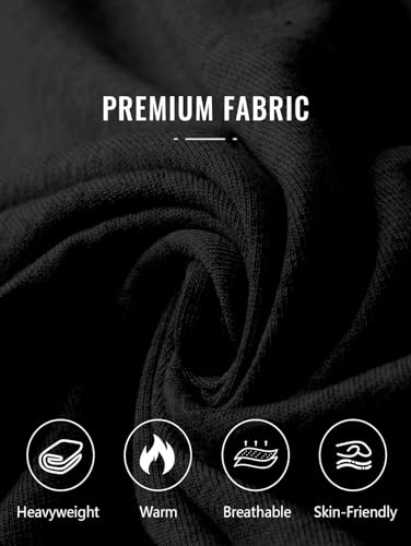 Image of Men's Baggy Sweatpants Wide Leg Fleece Lounge Joggers with Deep Pockets | Soft 65% poly 35% cotton stretch blend, outer drawstring, open bottom, relaxed fit for gym, travel, errands and daily wear