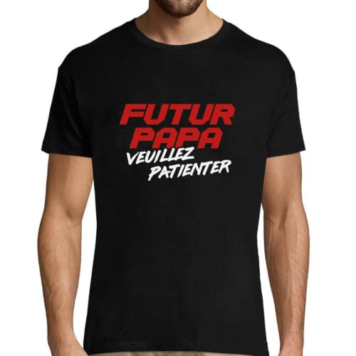 T-Shirt Homme Futur Papa original, le cadeau de fête idéal pour l'anniversaire
