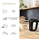 Braun Household MultiMix 2 HM2110BK Handmixer - Handrührgerät mit 4 Geschwindigkeitsstufen plus Turbo, FastMix Technologie, EasyClick, inkl. Schneebesen und Knethaken, Einhandbedienung, 500W, Schwarz
