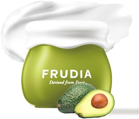 FRUDIA Avocado Relief Face Cream (0.35 oz) โ Soothing and Calming Korean Face Moisturizer w/62% Avocado Extract, Panthenol & Madecassoside for Dry, Sensitive Skin | Vegan & Cruelty Free