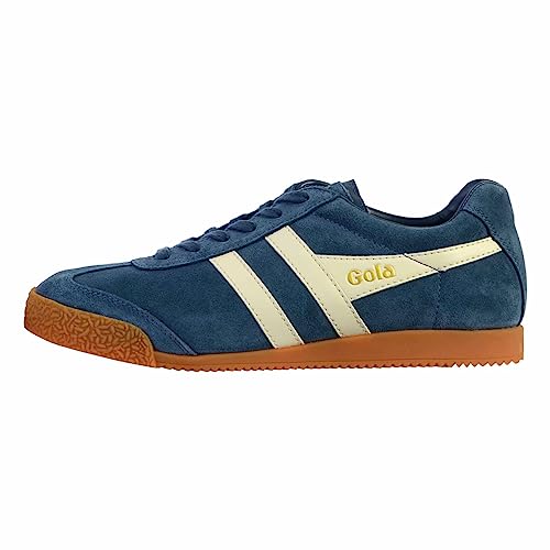 Image of Gola Equipe Suede - Sneakers for Men - Contrasting Wingflash - Heel Return - Durable Cupsole - Low Silhouette