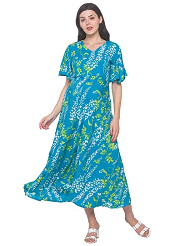 Image of AV2 Womens Viscose Maternity | Nursing |Feeding | Breast Feeding Dress with Zippers for Post Pregnancy