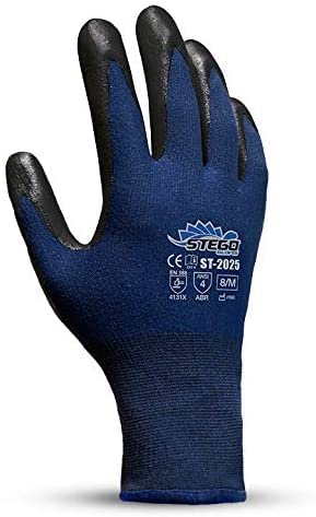 St-2025 Mechanical & Multipurpose Safety (Sizes: 8/M) (Medium) With Abrasion Level 4 Protection