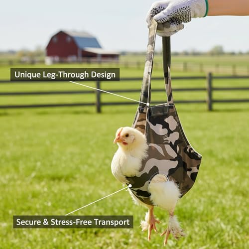 Écharpe de transport de poulet portable avec sangle réglable robuste