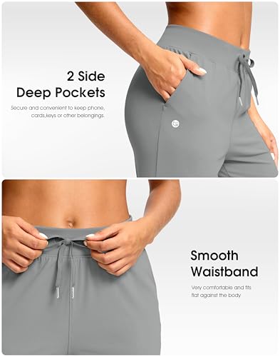 Image of G Gradual Petite Pants for Women 24 inch /26 inch Ankle Pants with 2 Pockets