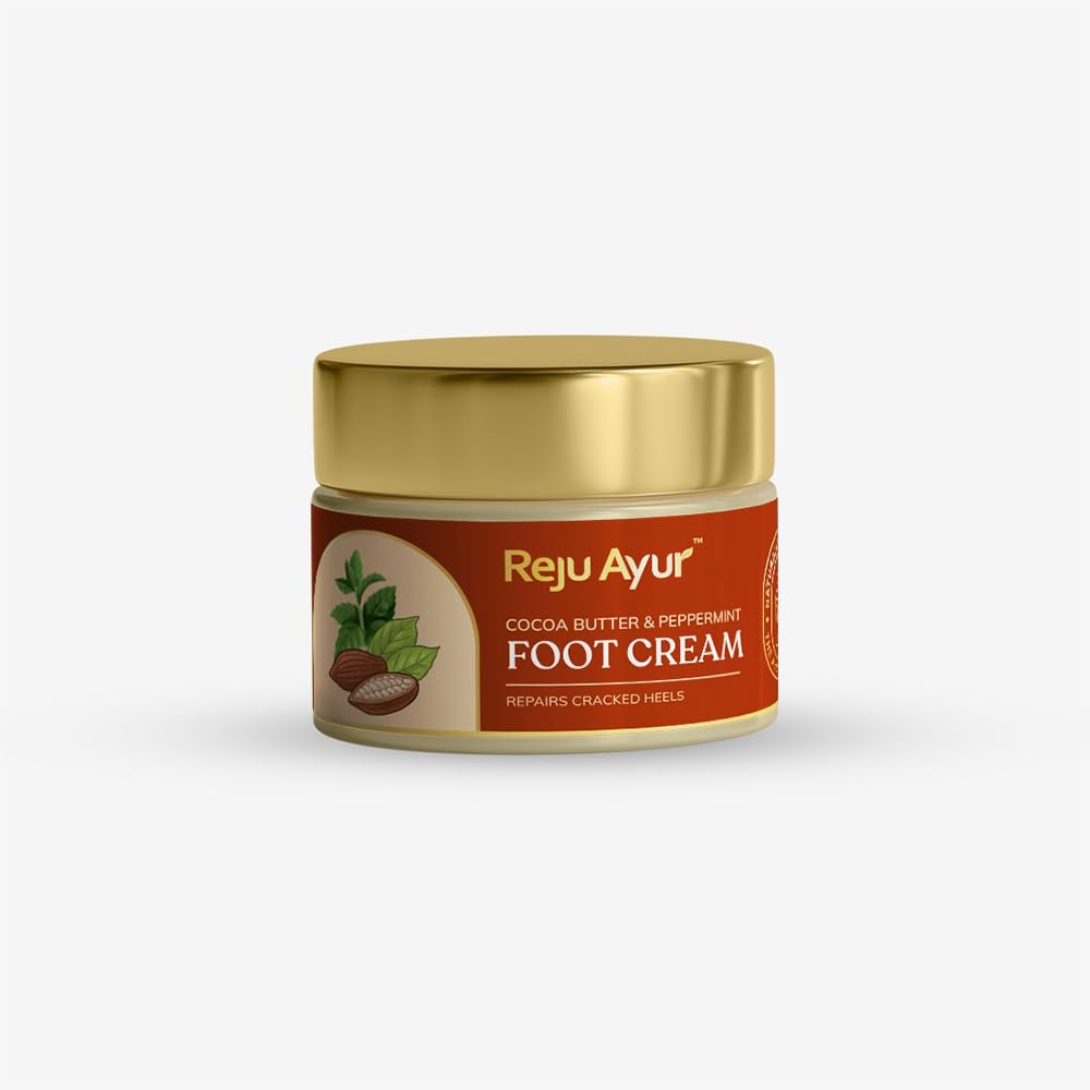 Foot Cream For Both Men And Women|Cocoa Butter & Peppermint Foot care| For Dry & Cracked Feet, Moisturizes & Soothes Feet, Heel Repair, For Calloused, or Chapped Skin (40 G)-image-18
