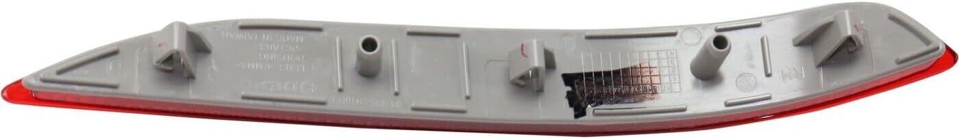 DAT AUTO PARTS Rear Right Passenger Side Back Bumper Cover Reflector Lamp Marker Light Assembly Insert Replacement For 2018-2024 Chevrolet Chevy Equinox w/o RS Package Red Plastic Lens GM1185117