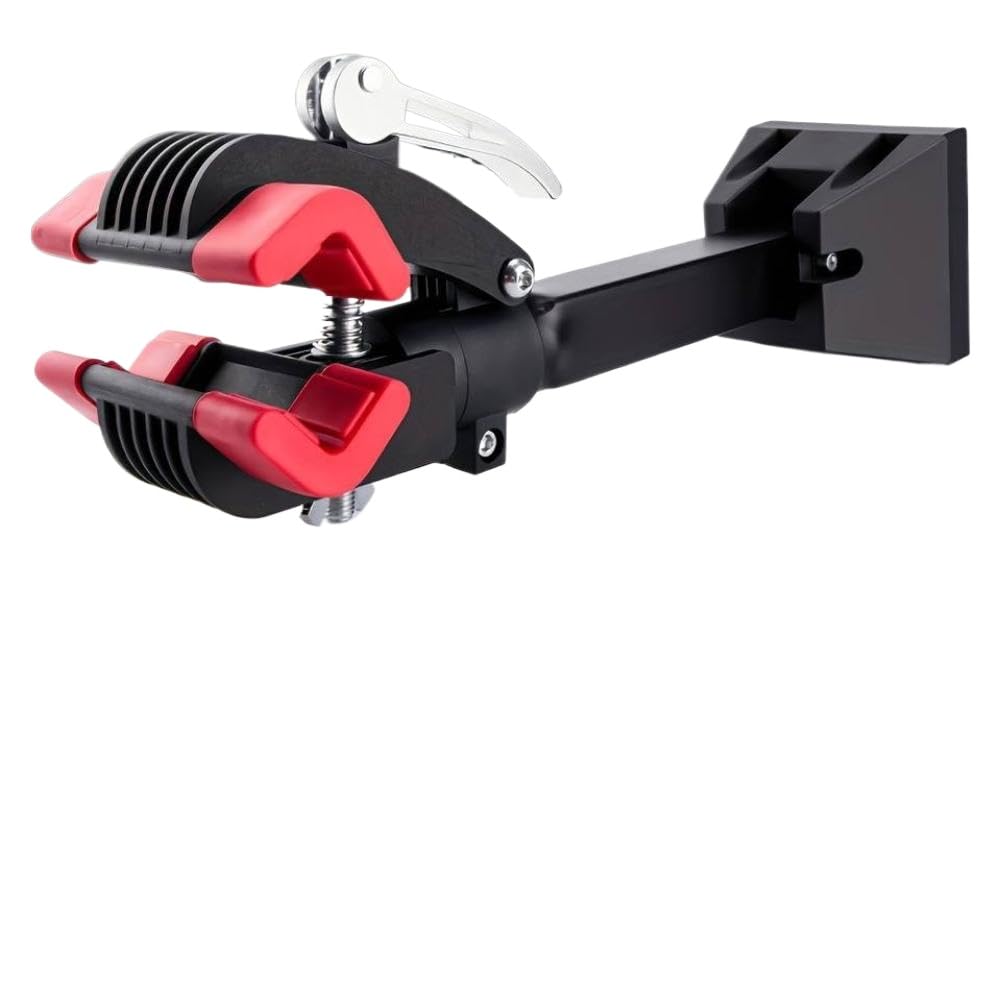 Portabicicletas montado en la pared Compatible con bicicletas de montaña Clip de aluminio Crash Pad cargado soporte de 20KG