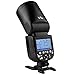 Godox V1-N Flash for Nikon, 76Ws 2.4G TTL Round Head Flash Speedlight, 1/8000 HSS, 480 Full Power Shots, 1.5s Recycle Time, 2600mAh Lithium Battery, 10 Level LED Modeling Lamp, W/Color Filters