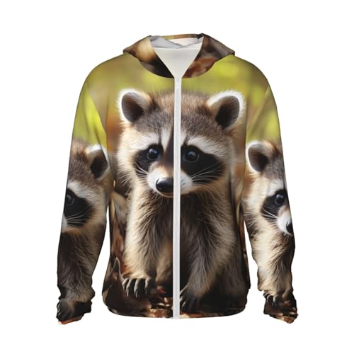 Veste de protection solaire UPF 50+ Cub Raccoon légère pour vos randonnées en plein air