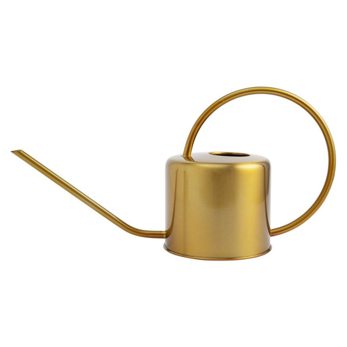 MAGICLULU Arrosoir Design Portable et Facile à Transporter Long Bec en Acier Inoxydable 1300ml Jardinage et Usage Domestique