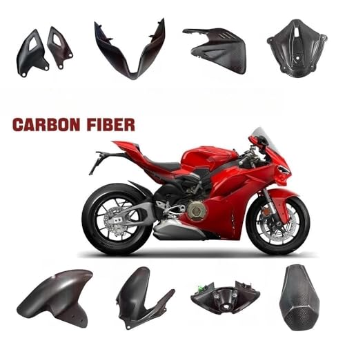 Aileron spoiler carbone Panigale V4 2025 : carénage mat prestige - 2