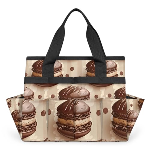 Chocolate Cake Garden Tool Tote Bag Gardening Tool Storage Bags