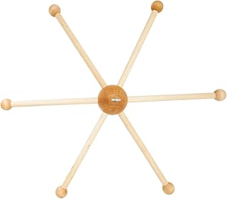 COHEALI Molduras De Madeira Molduras De Madeira Carrilhão De Vento De Madeira Moldura DIY Acessórios De Sino De Vento Carrilhão De Vento De Madeira Ferramenta Base Moldura Para Fotos Rack