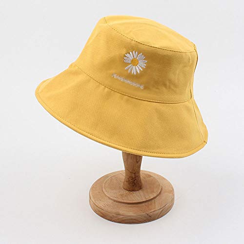 Chapeau de bob marguerite femelle réversible, chapeau de bassin souple soleil style coréen